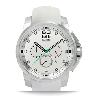 Tutti Milano Chrono horloge TM500ST-WHITE