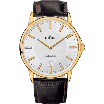 Edox 56001-37J-AID Les Bemonts Ultra Slim horloge