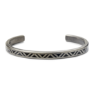 Rebel-&amp;-Rose--Bangle-Vintage-Black-Triangle--RR-MB006-S-L-(19cm)
