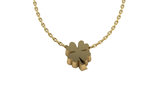 MINIORO-Gouden-collier-klavertje-Yi-Clover