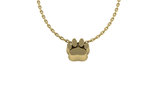 MINIORO-Gouden-collier-honden-pootje-Yi-Dog